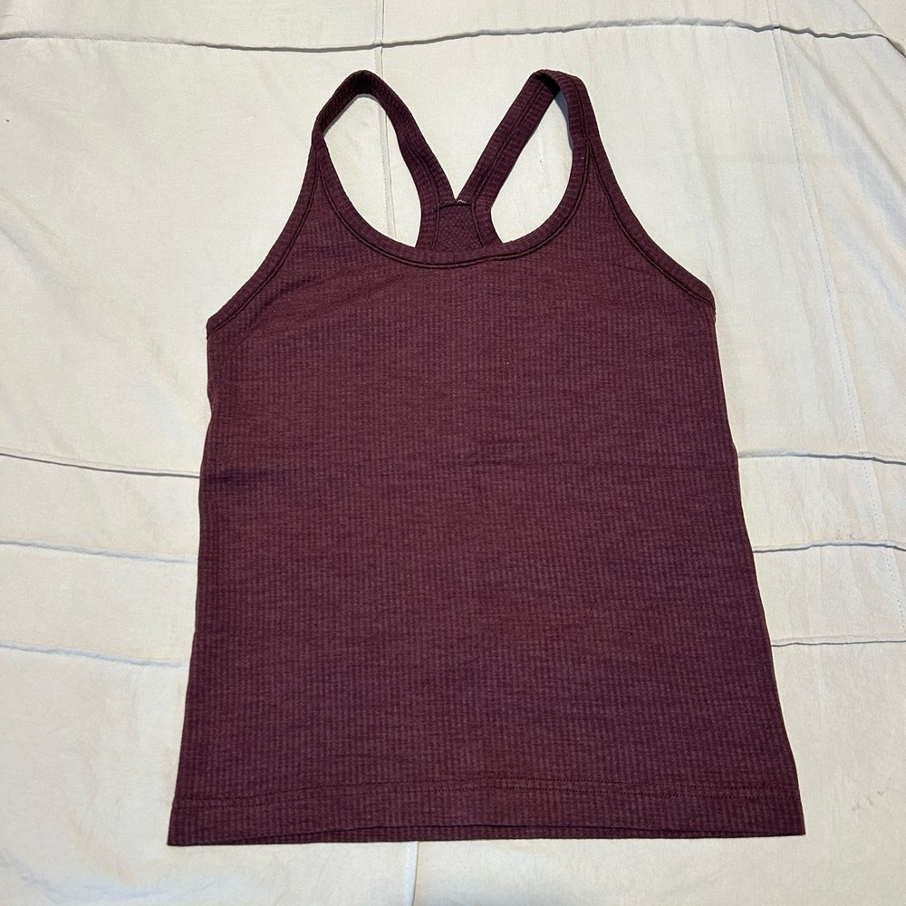 Lululemon Athletica Maroon Tank Top